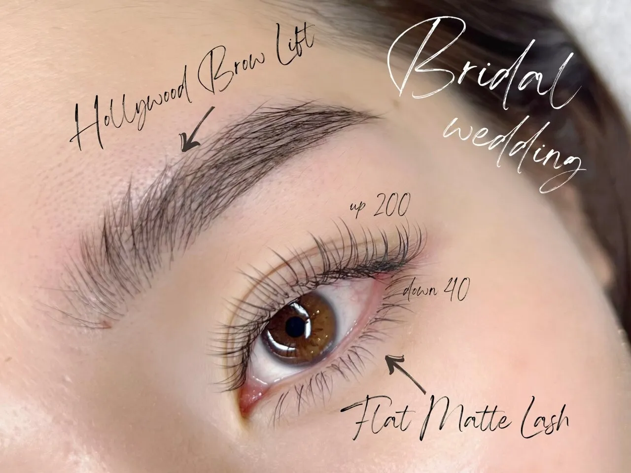 マツエク眉毛|フラットラッシュ